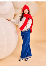 AO76 broek ribfluweel Zina bright blue