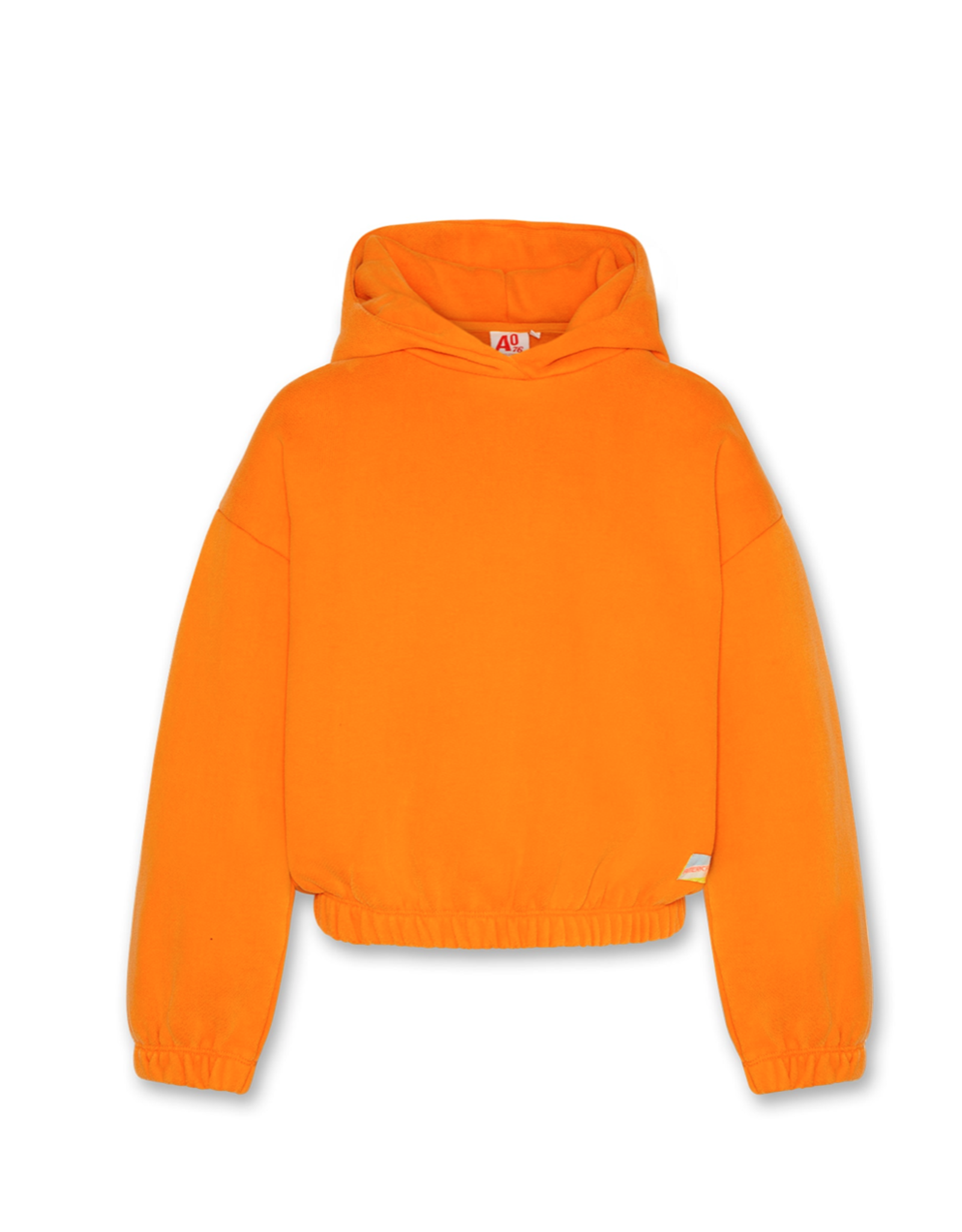A076 hoodie cropped Blade orange