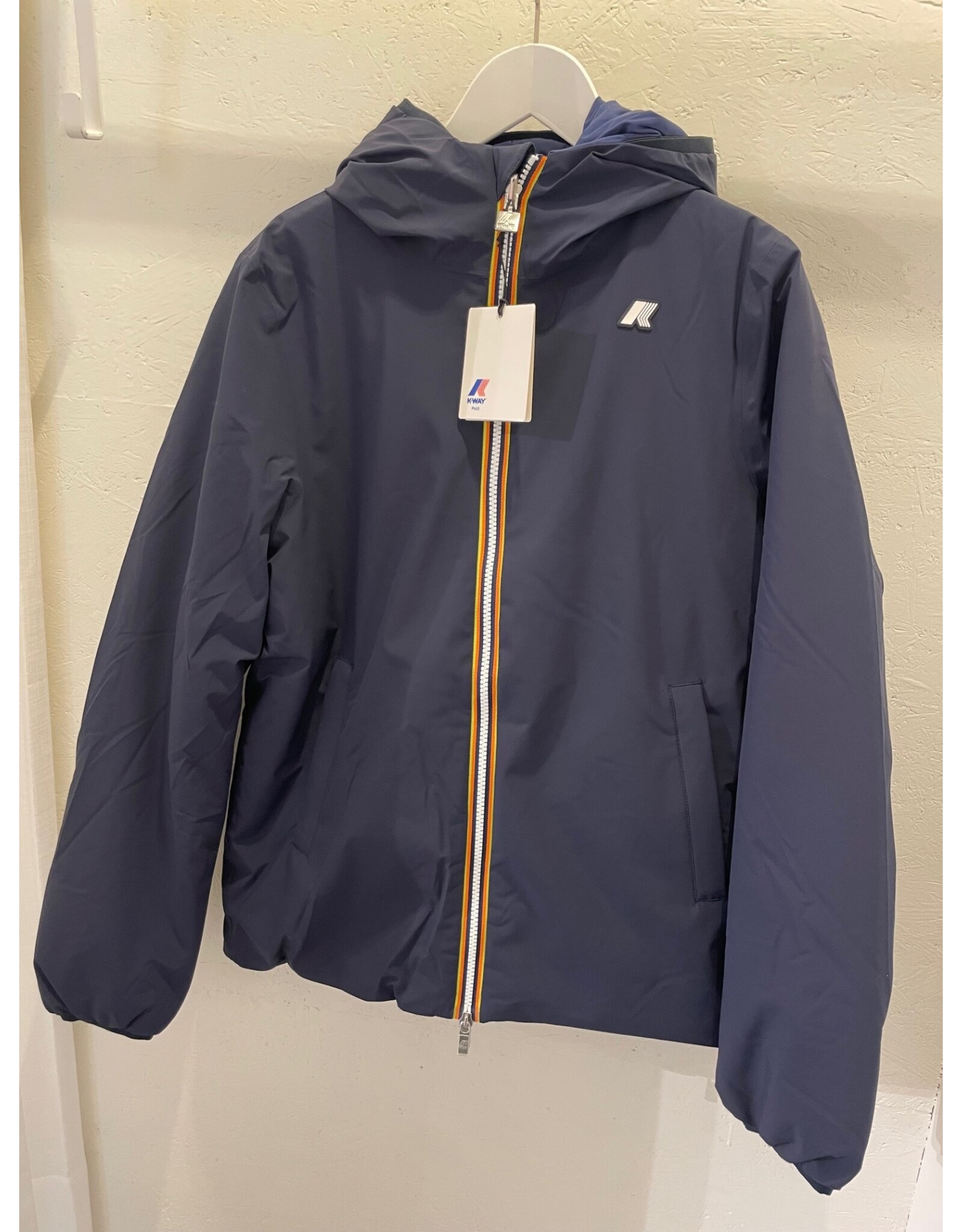 K.WAY K.way jack warm double bleu dept