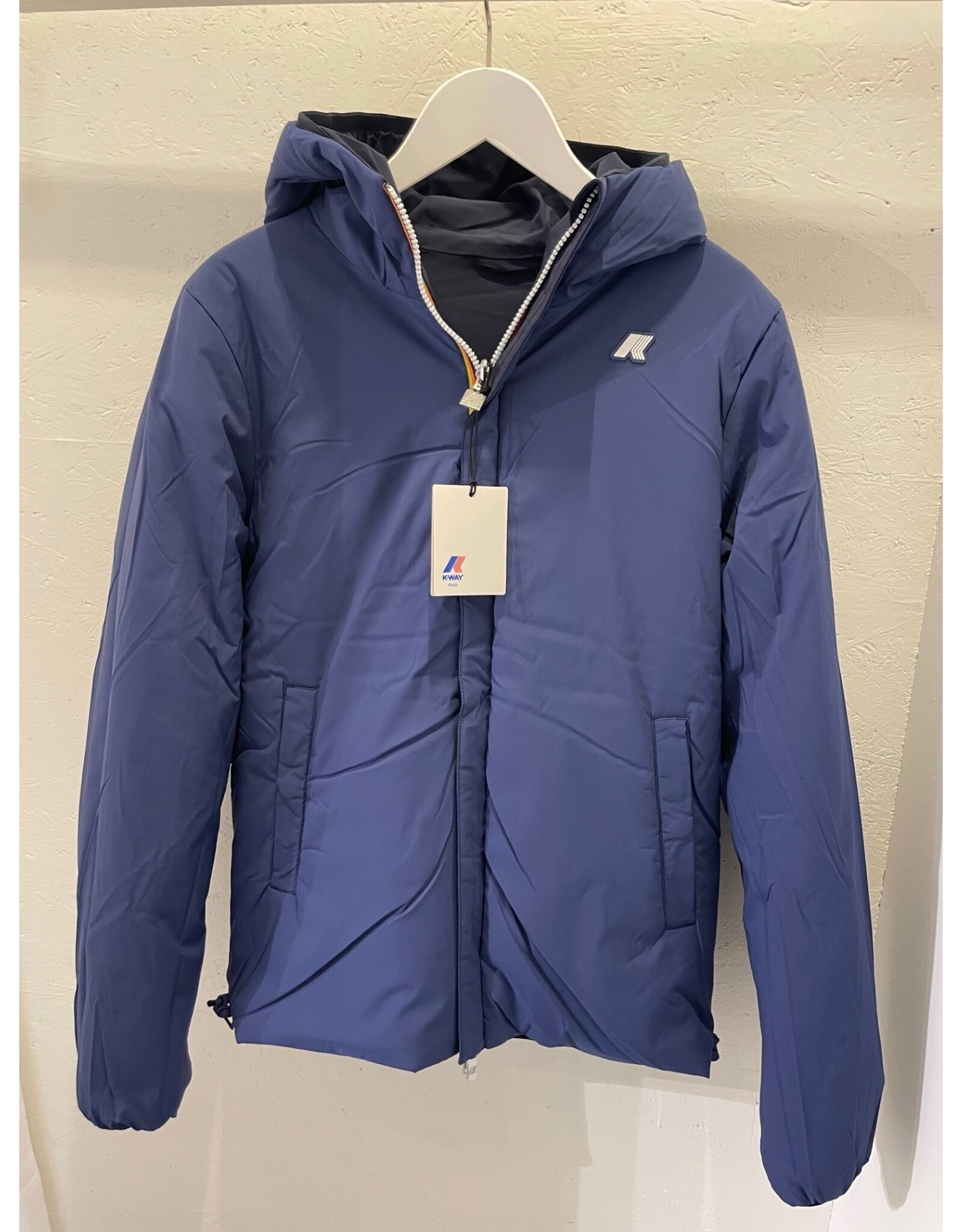 K.WAY K.way jack warm double bleu dept