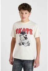 Le temps des cérises T shirt ecru skate bear