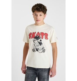 Le temps des cérises T shirt ecru skate bear