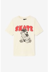 Le temps des cérises T shirt ecru skate bear