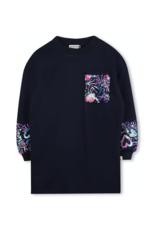 Billieblush navy kleedje pailletten