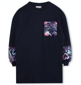 Billieblush navy kleedje pailletten