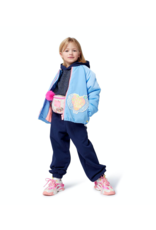 Billieblush navy glitter hoodie