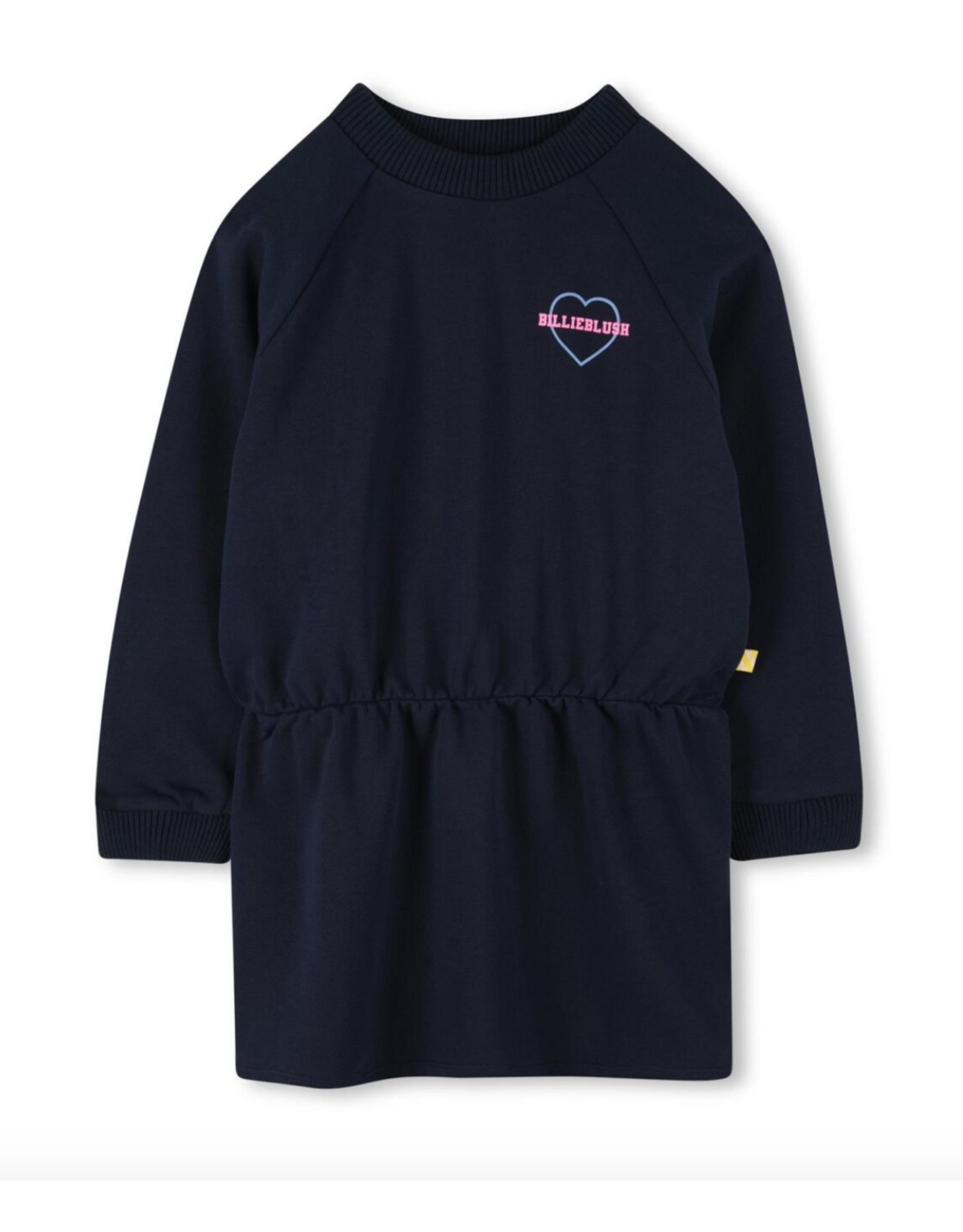 Billieblush jurk marine logo hartje