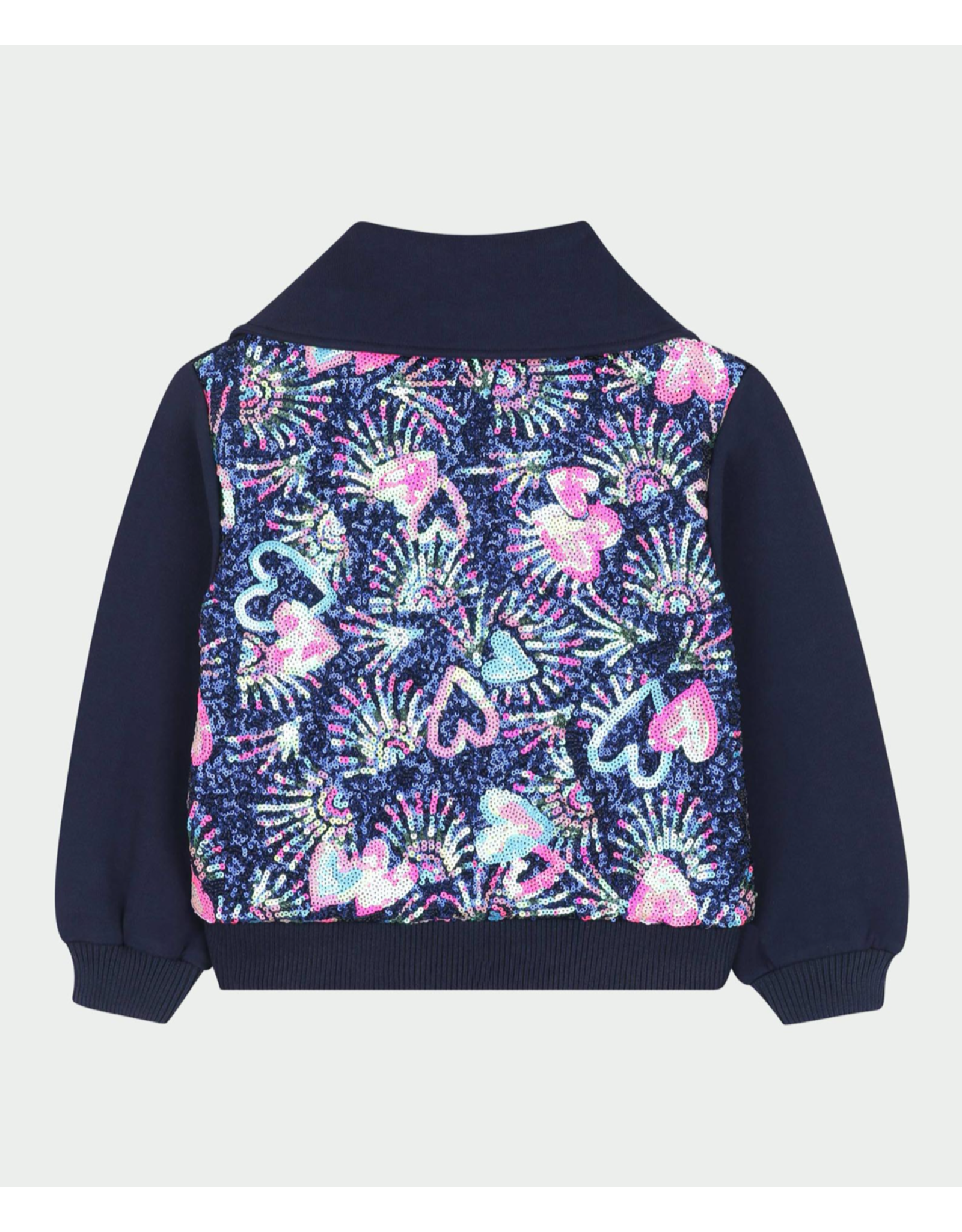 Billieblush fancy cardigan navy pailletten