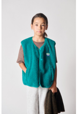 American Vintage mouwloze teddy jas Hoktown menthol