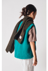 American Vintage mouwloze teddy jas Hoktown menthol