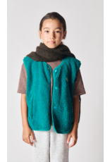 American Vintage mouwloze teddy jas Hoktown menthol