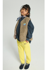 American Vintage mouwloze teddy jas hoktown muscade