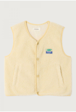 American Vintage mouwloze teddy jas Hoktown ecru