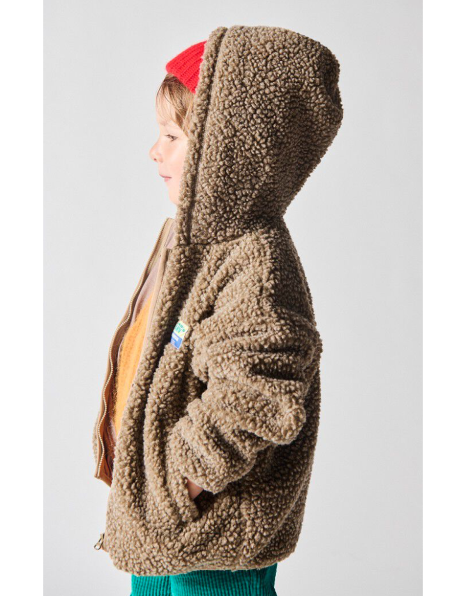 American Vintage Teddy jas kap teddy hoktown muskaat