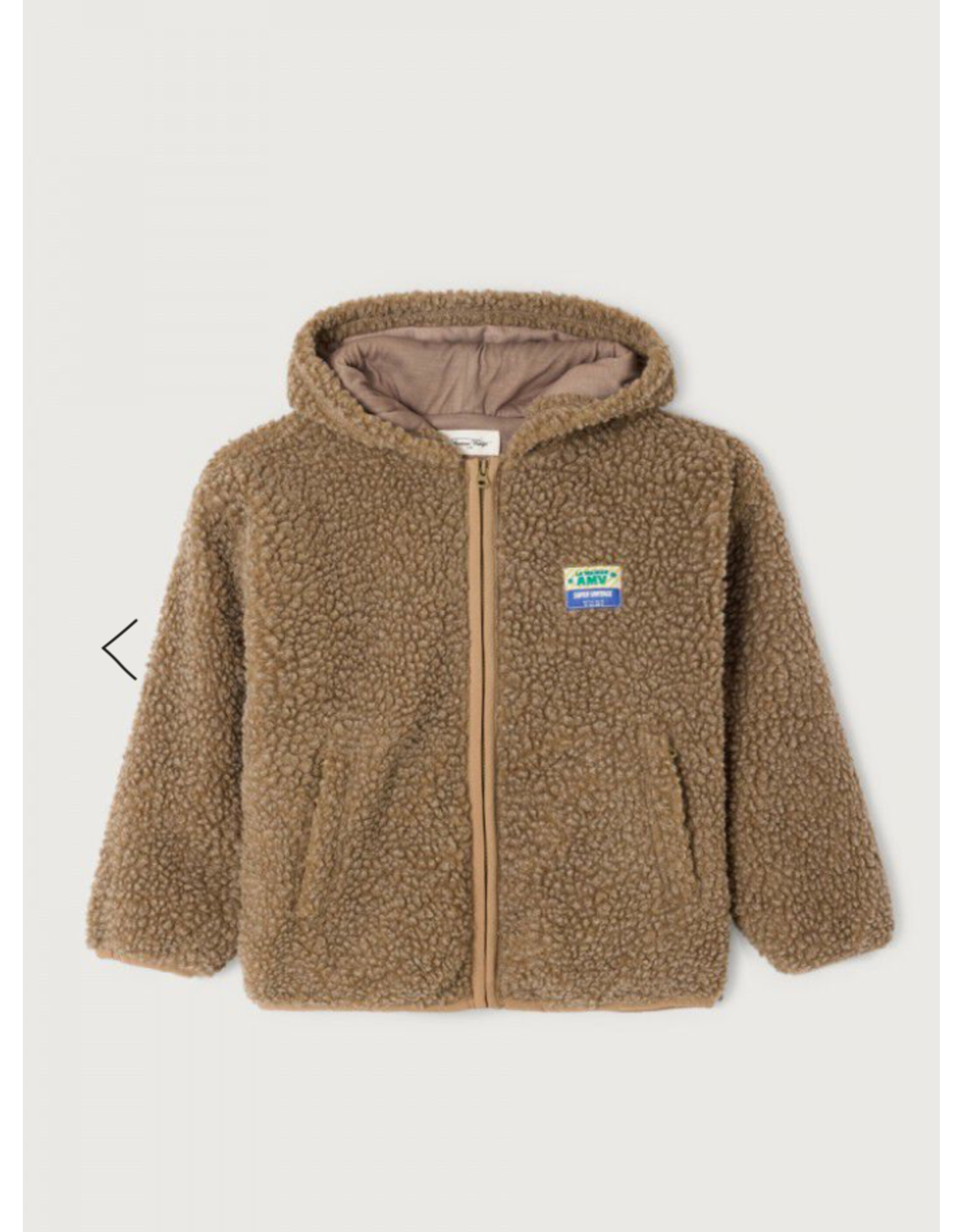 American Vintage Teddy jas kap teddy hoktown muskaat