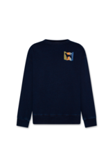 A076 sweater Jindo marine wolf