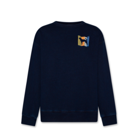 A076 sweater Jindo marine wolf