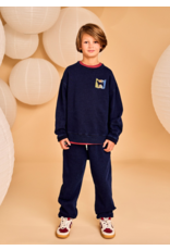 A076 sweater Jindo marine wolf