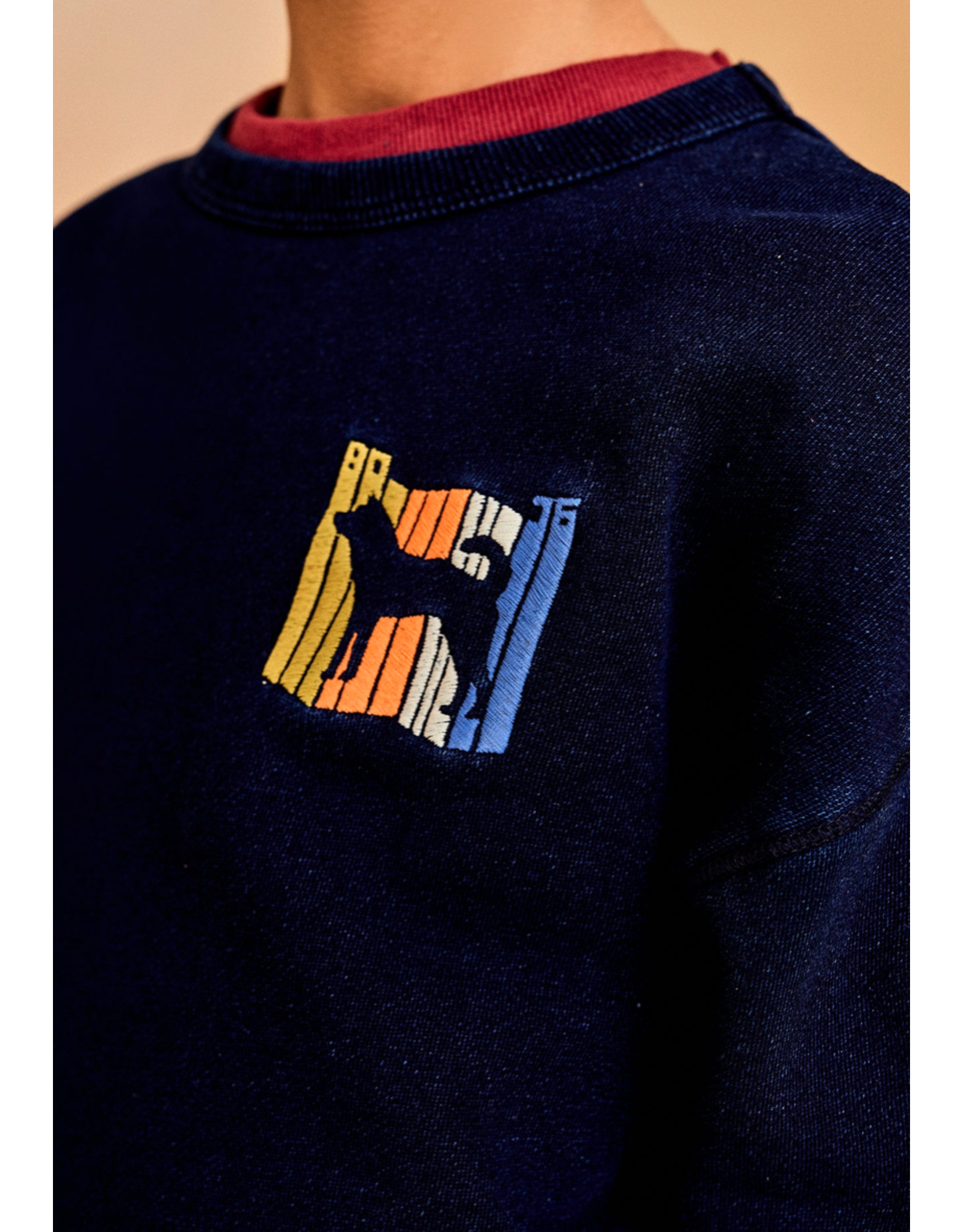 AO76 sweater Jindo marine wolf