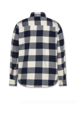 A076 hemd flanel Frank ruit marine