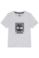 Timberland spikkelgrijs T-shirt logo