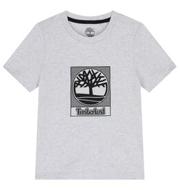 Timberland spikkelgrijs T-shirt logo