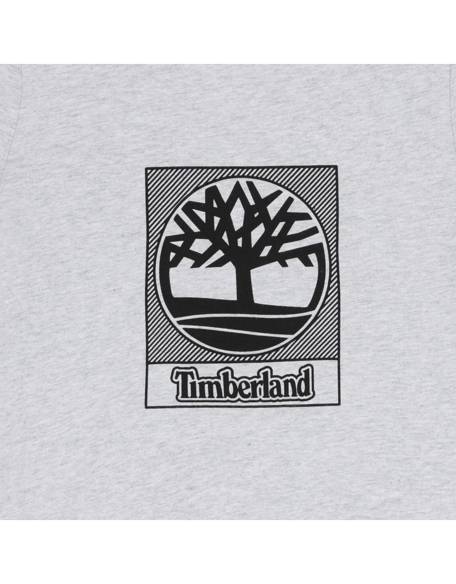 Timberland spikkelgrijs T-shirt logo
