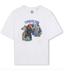 Timberland wit T-shirt beer