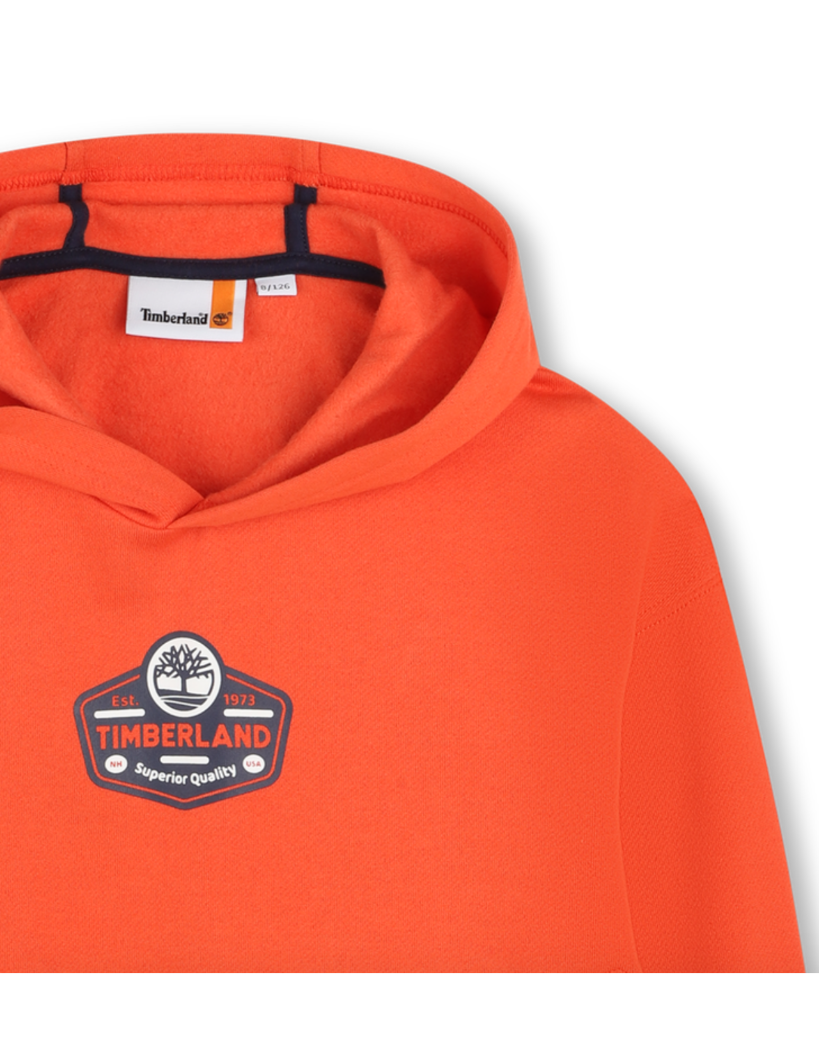 Timberland hoodie oranje logo
