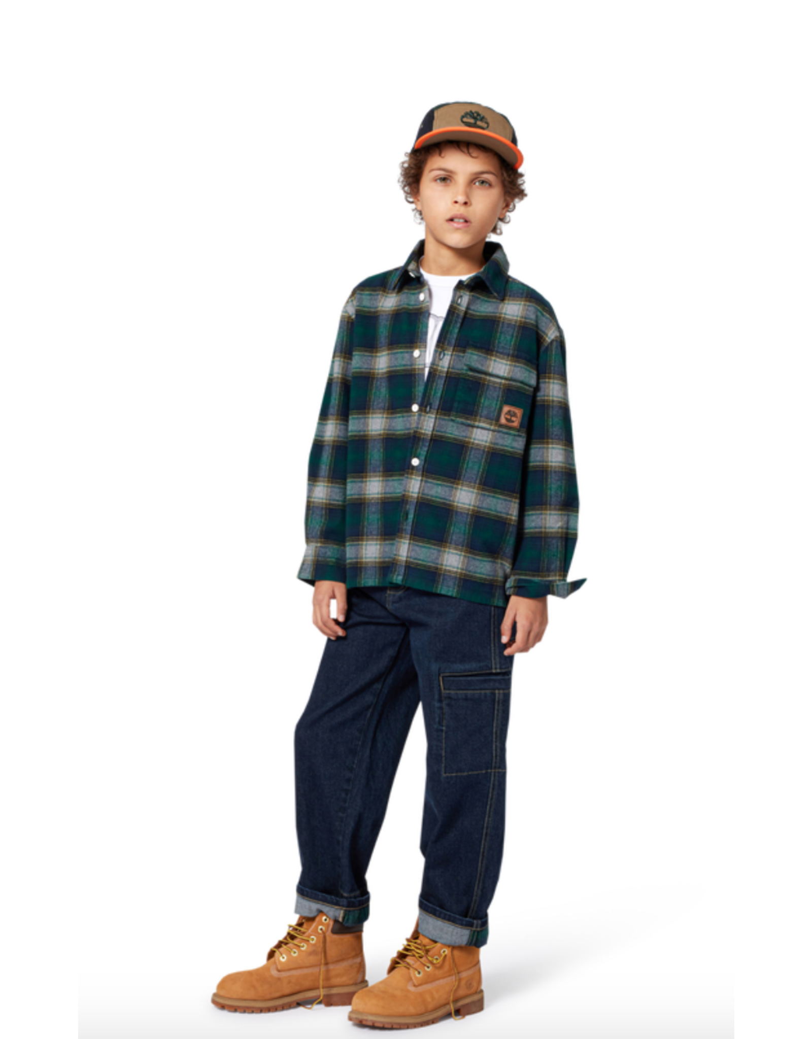 Timberland Hemd ruit groen blauw