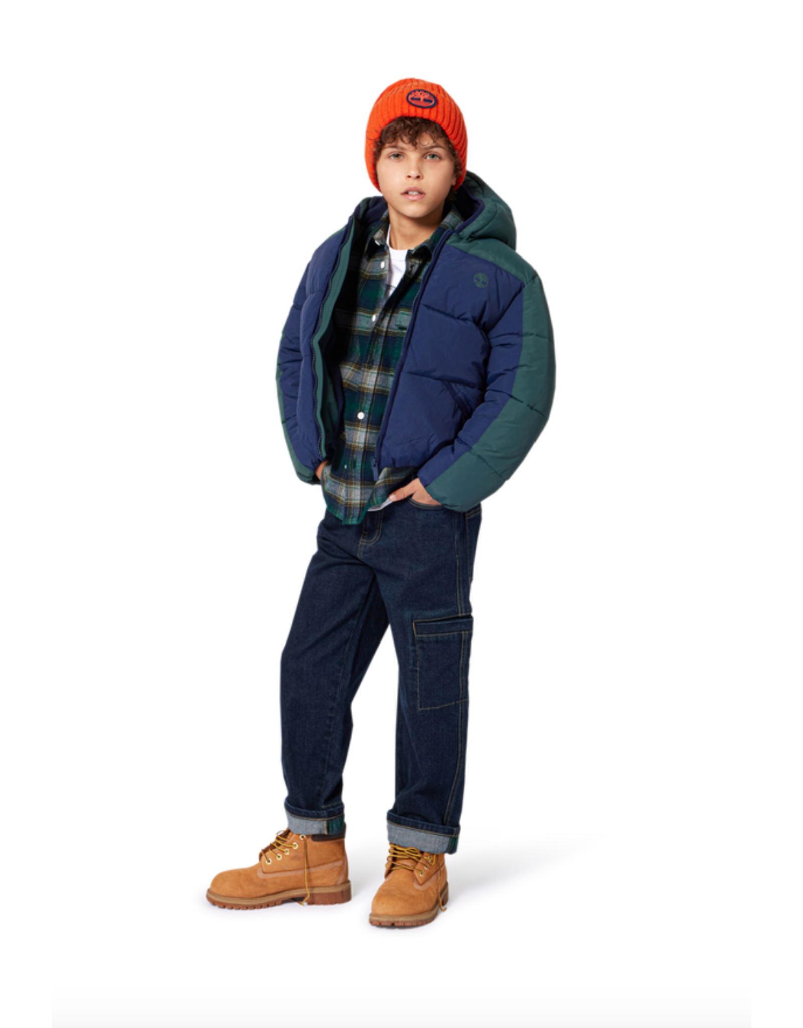 Timberland Hemd ruit groen blauw