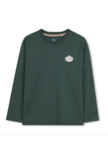 Timberland T shirt ls  donkergroen