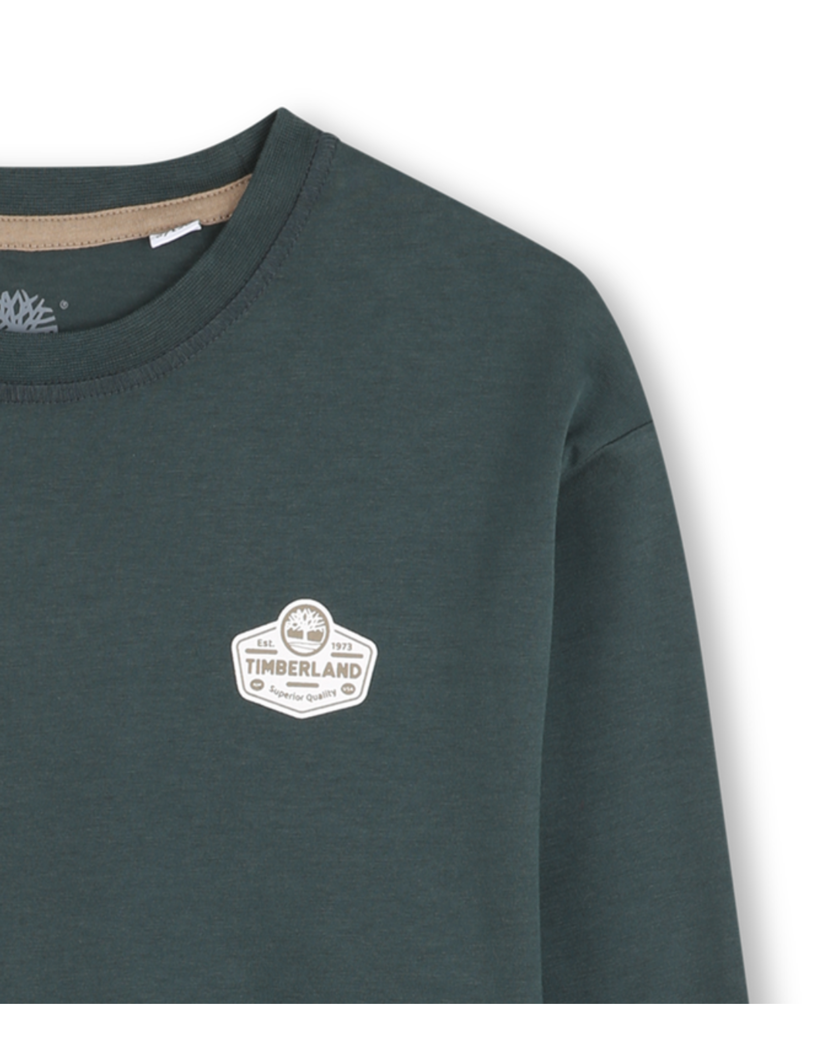 Timberland T shirt ls  donkergroen