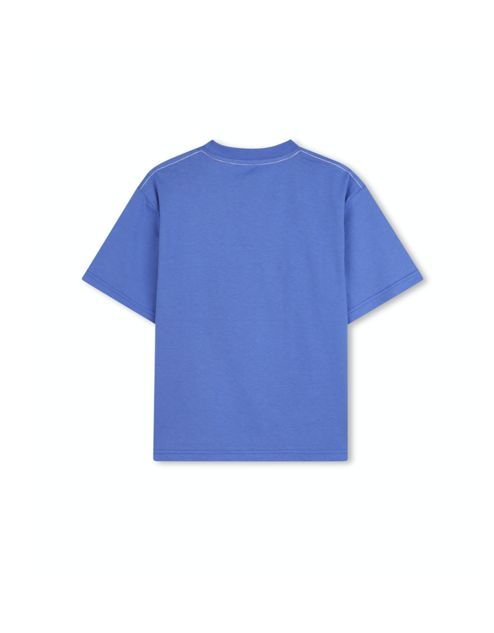 Timberland lavendelblauw T-shirt logo wit