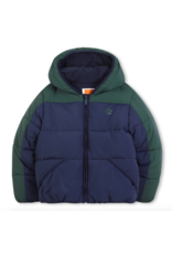 Timberland Puffer jas bottle green navy