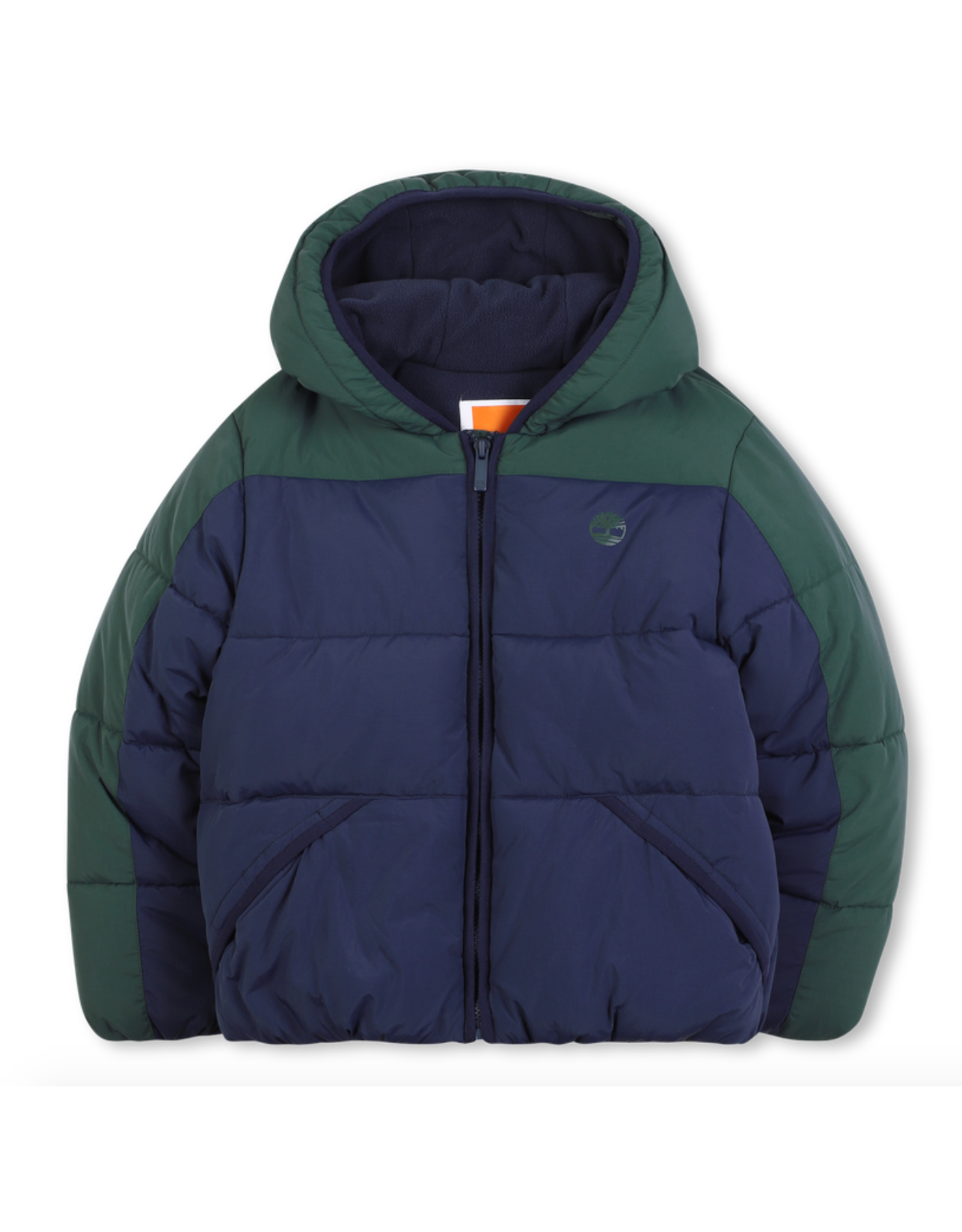 Timberland Puffer jas bottle green navy