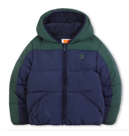 Timberland Puffer jas bottle green navy