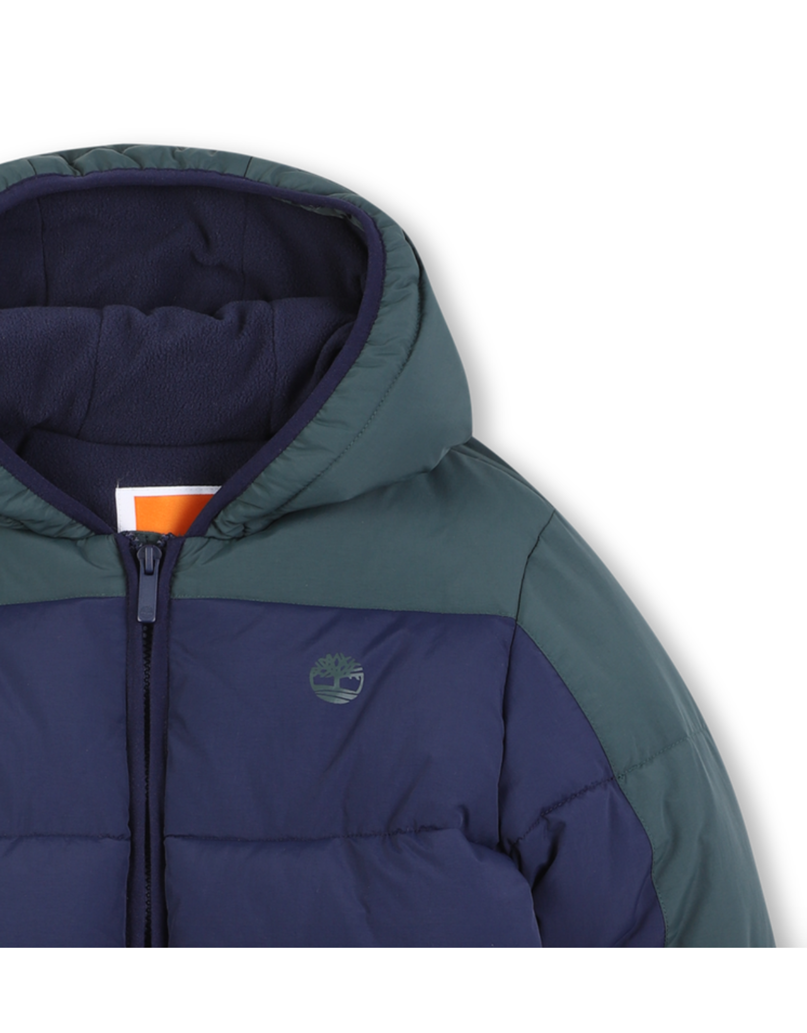 Timberland Puffer jas bottle green navy