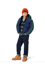 Timberland Puffer jas bottle green navy