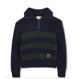 Timberland Pull jumper navy groen gestreept