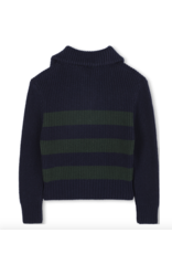 Timberland Pull jumper navy groen gestreept