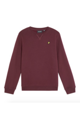 Lyle & Scott Sweater crewneck burgundy