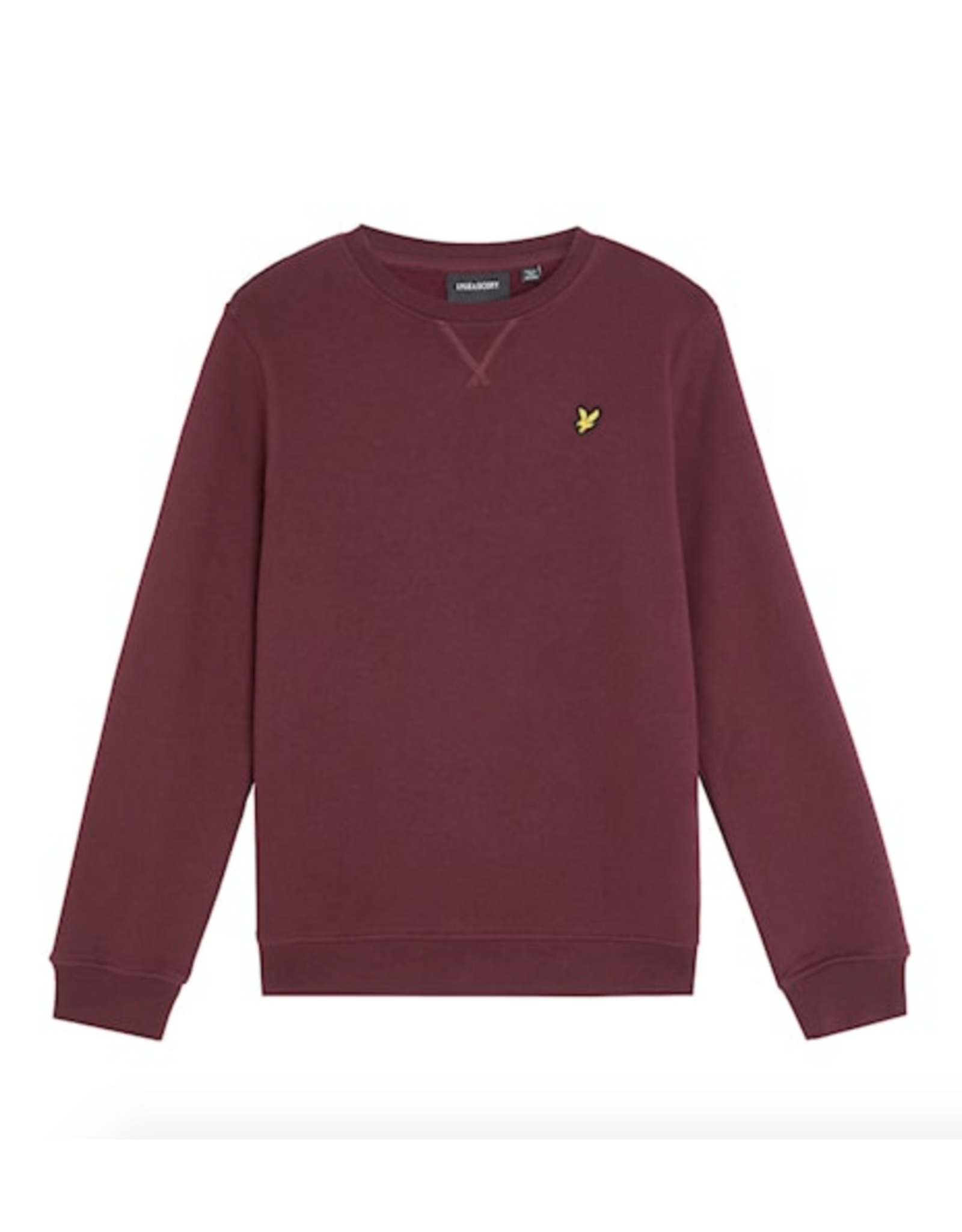 Lyle & Scott Sweater crewneck burgundy