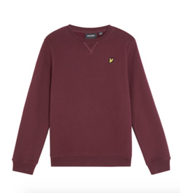 Lyle & Scott Sweater crewneck burgundy
