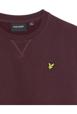 Lyle & Scott Sweater crewneck burgundy