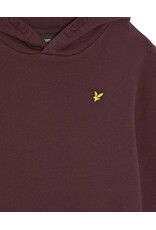 Lyle & Scott L&S hoodie burgundy