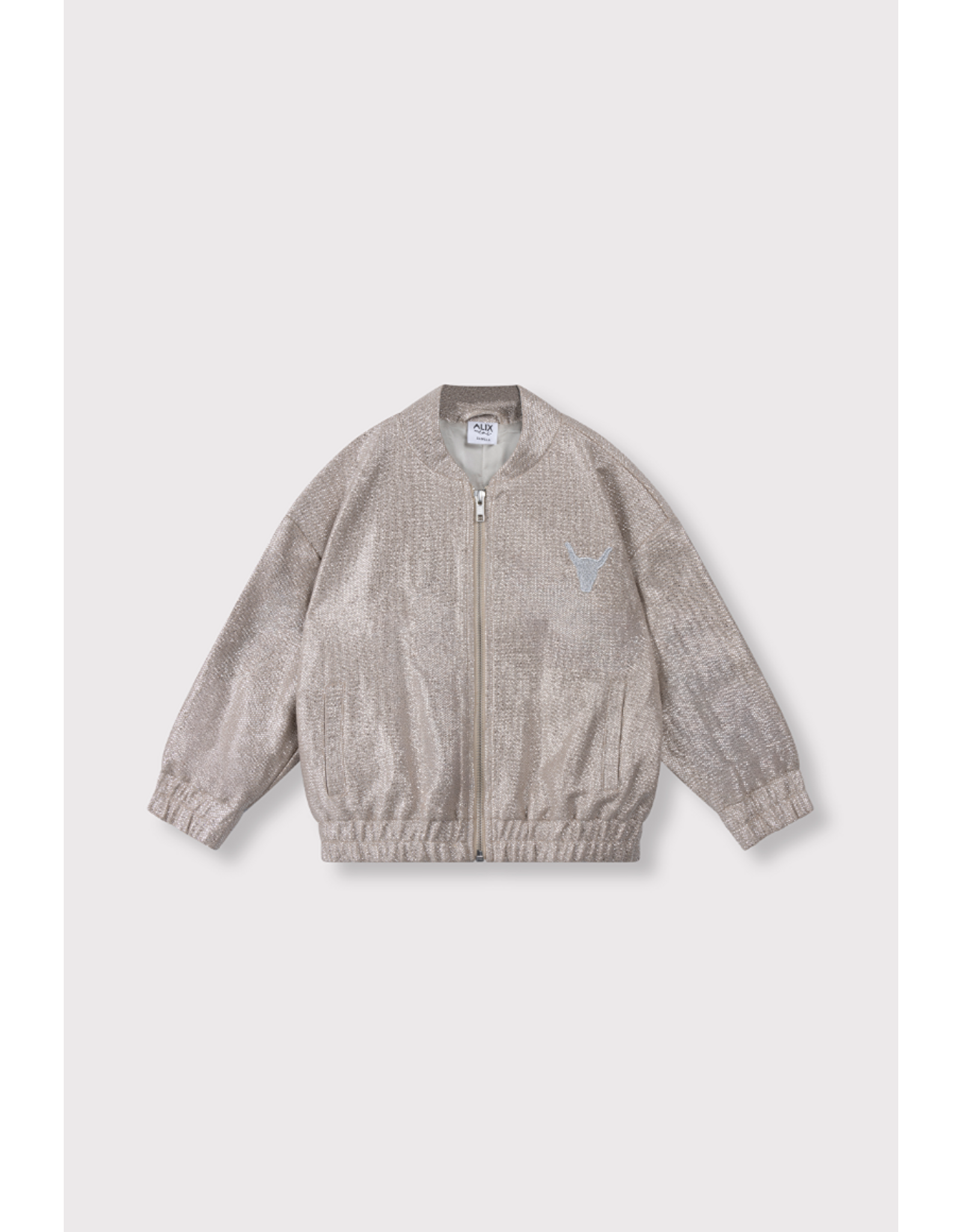 Alix mini bomberjas silver
