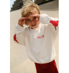 Alix mini sweater bull sleeve ecru
