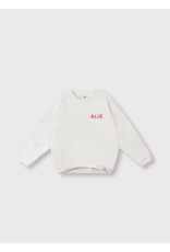 Alix mini sweater bull sleeve ecru