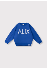 Alix mini sweater on tour intense blue